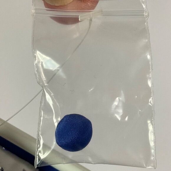 NWT Vineyard Vines Palm Print Tunic Top, Large, 100% silk, blue/white/hot pink - Picture 12 of 14